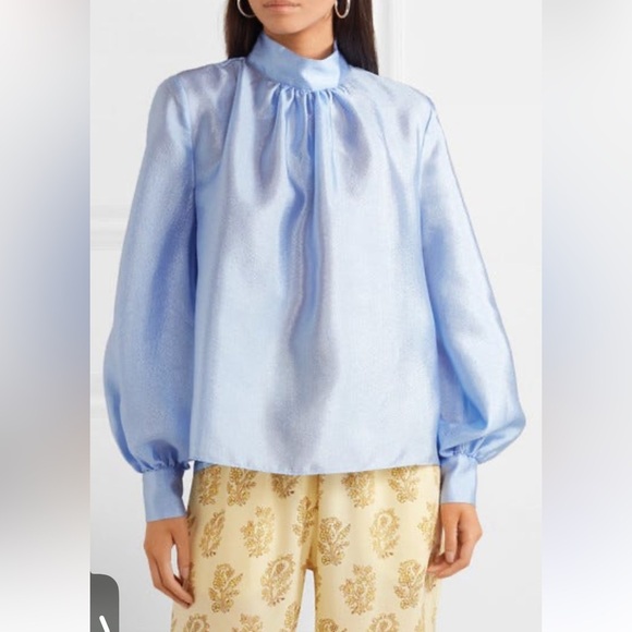 STINE GOYA Tops - Stine Goya hammered satin blouse